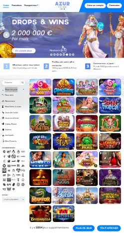 l'application et l'interface Rabona Casino