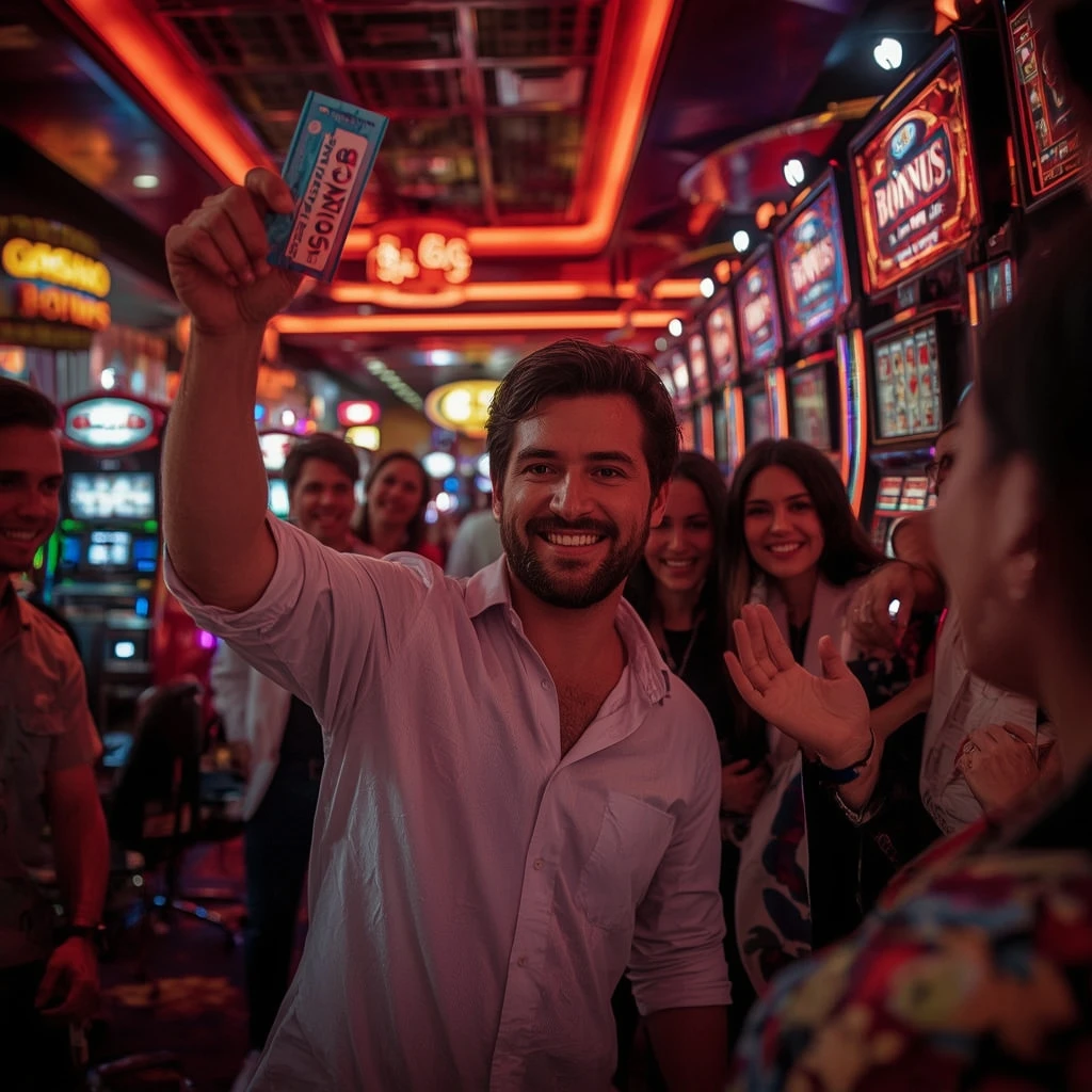 a person with a casino bonus RABONA CASINO