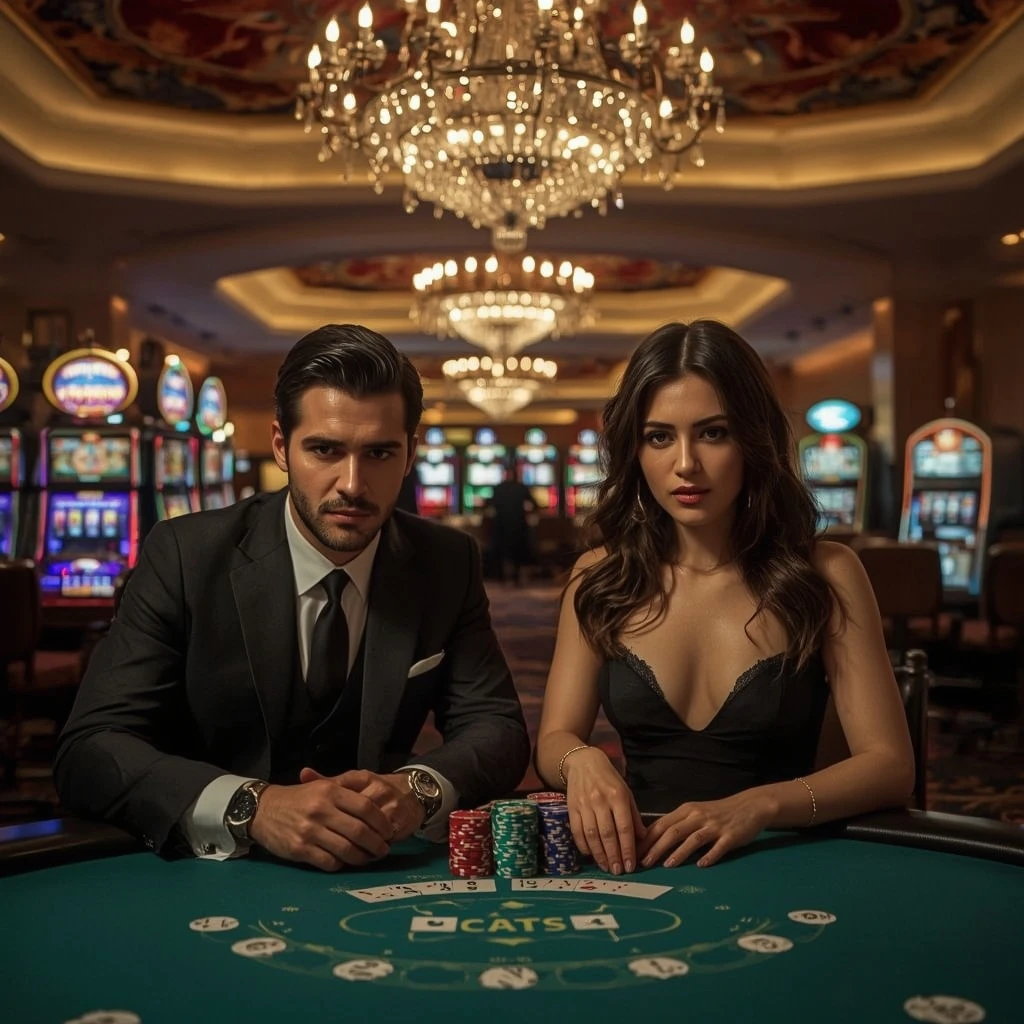 Deux joueurs de poker au Rabona Casino